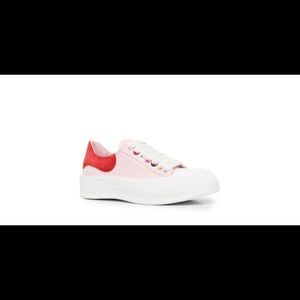 Alexander McQueen Low Top Canvas Sneaker